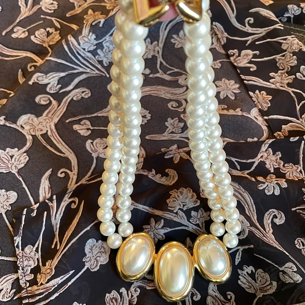 Vintage Napier Pearl Choker Rare - Picture 11 of 11